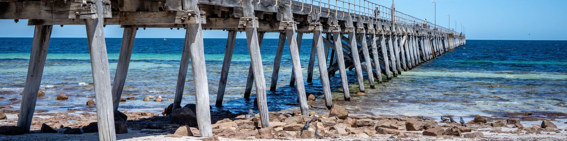 Wooden Jetty at Port Hughes