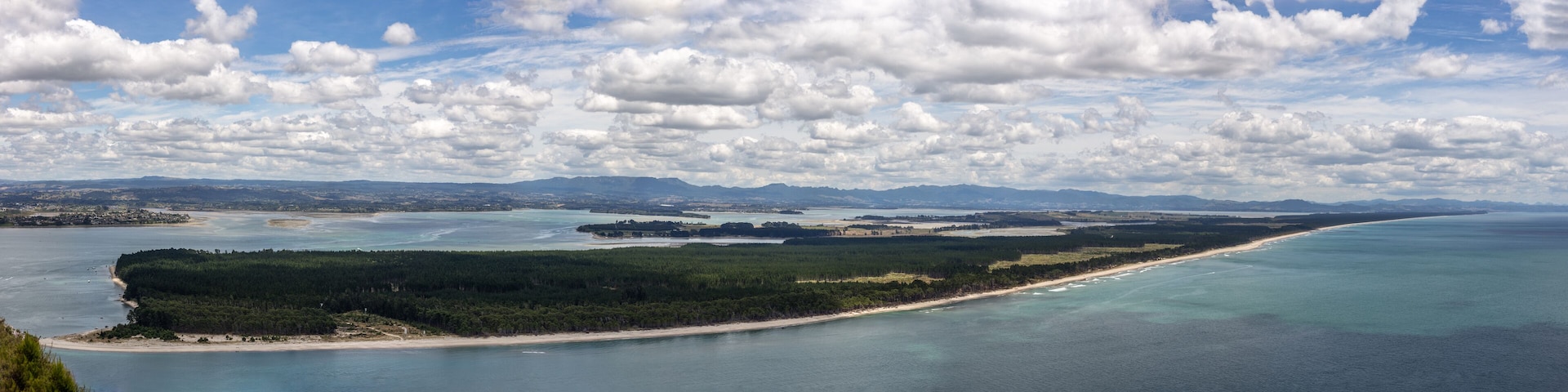 Matakana Island from Mount Maunganui, New Zealand
