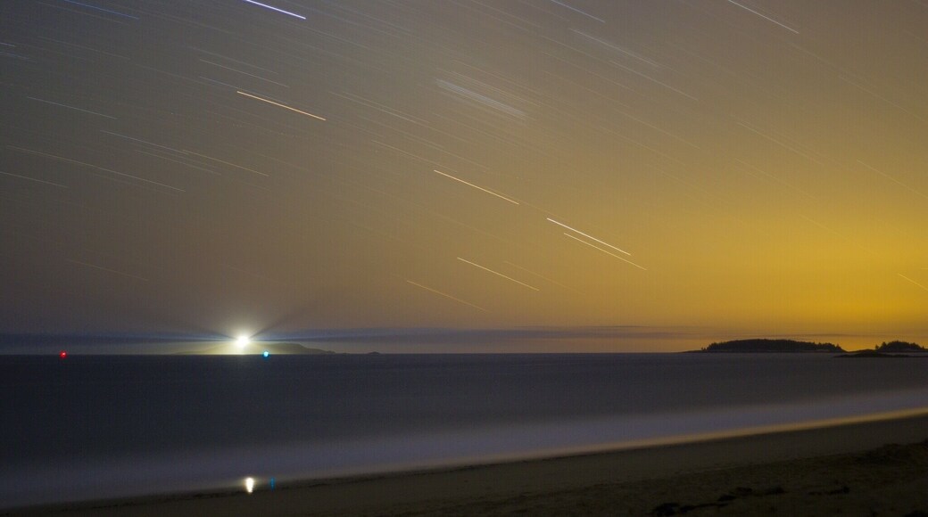 Stargazing at Reid State Park #maine #park #stars #stargazing #beach #night #ocean