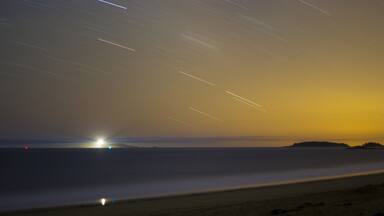 Stargazing at Reid State Park #maine #park #stars #stargazing #beach #night #ocean