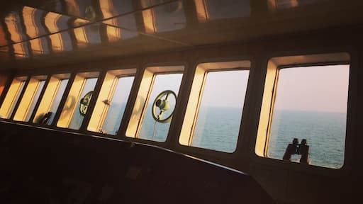 The captian room! And the view😍