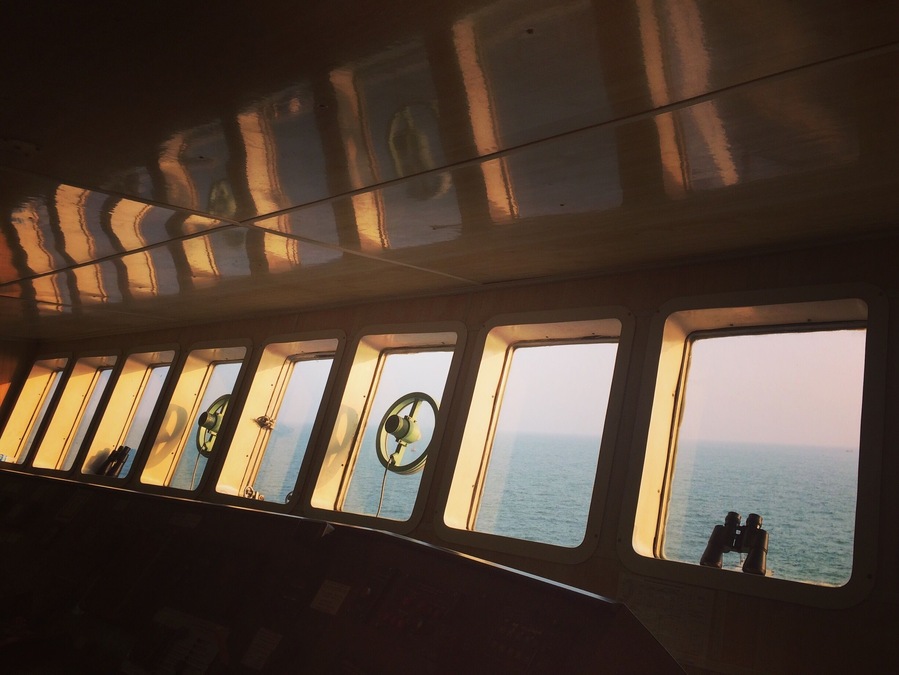 The captian room! And the view😍