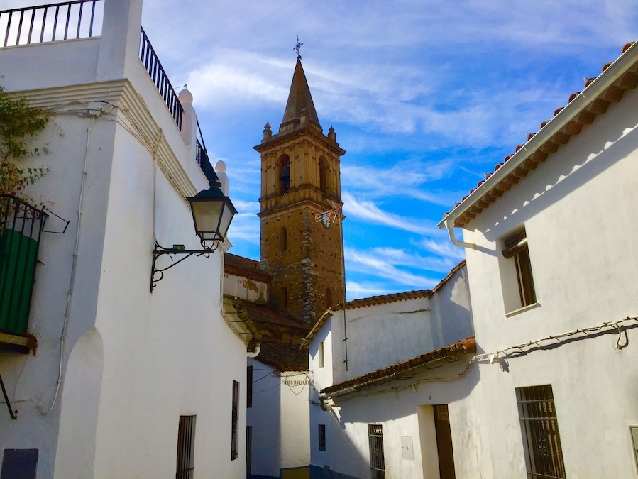 Iglesia de San Marcos, Alájar, Sierra de Aracena. Andalucía. Spain.