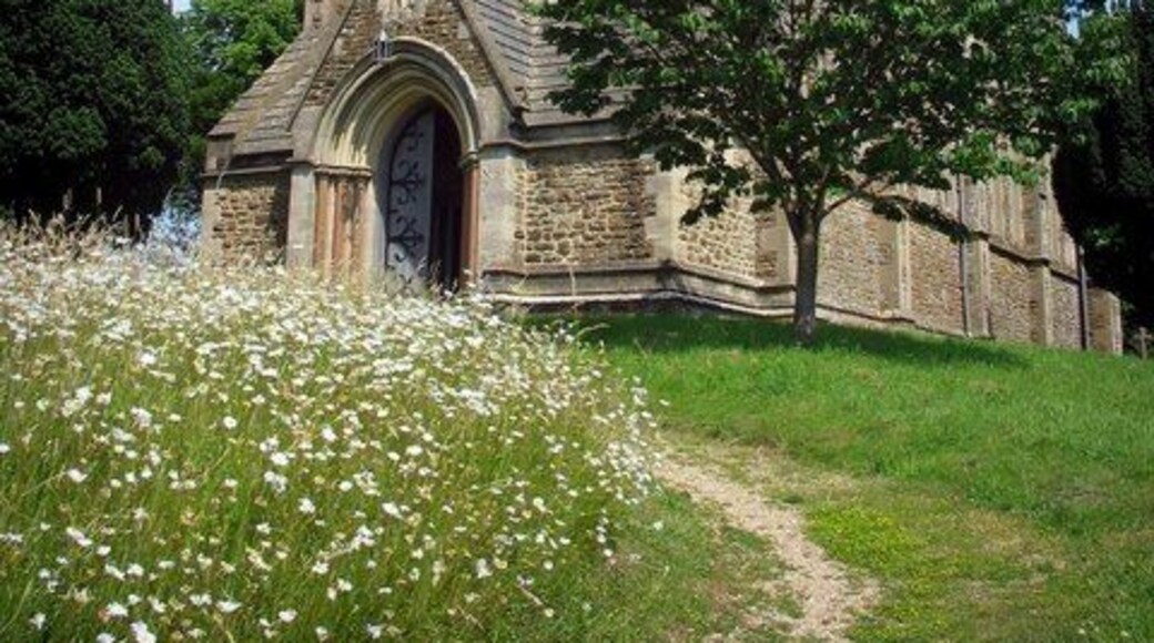 Saint Mary's Church, Itchen Stoke. The church became redundant in 1971 when the parish authorities could no longer afford its upkeep.