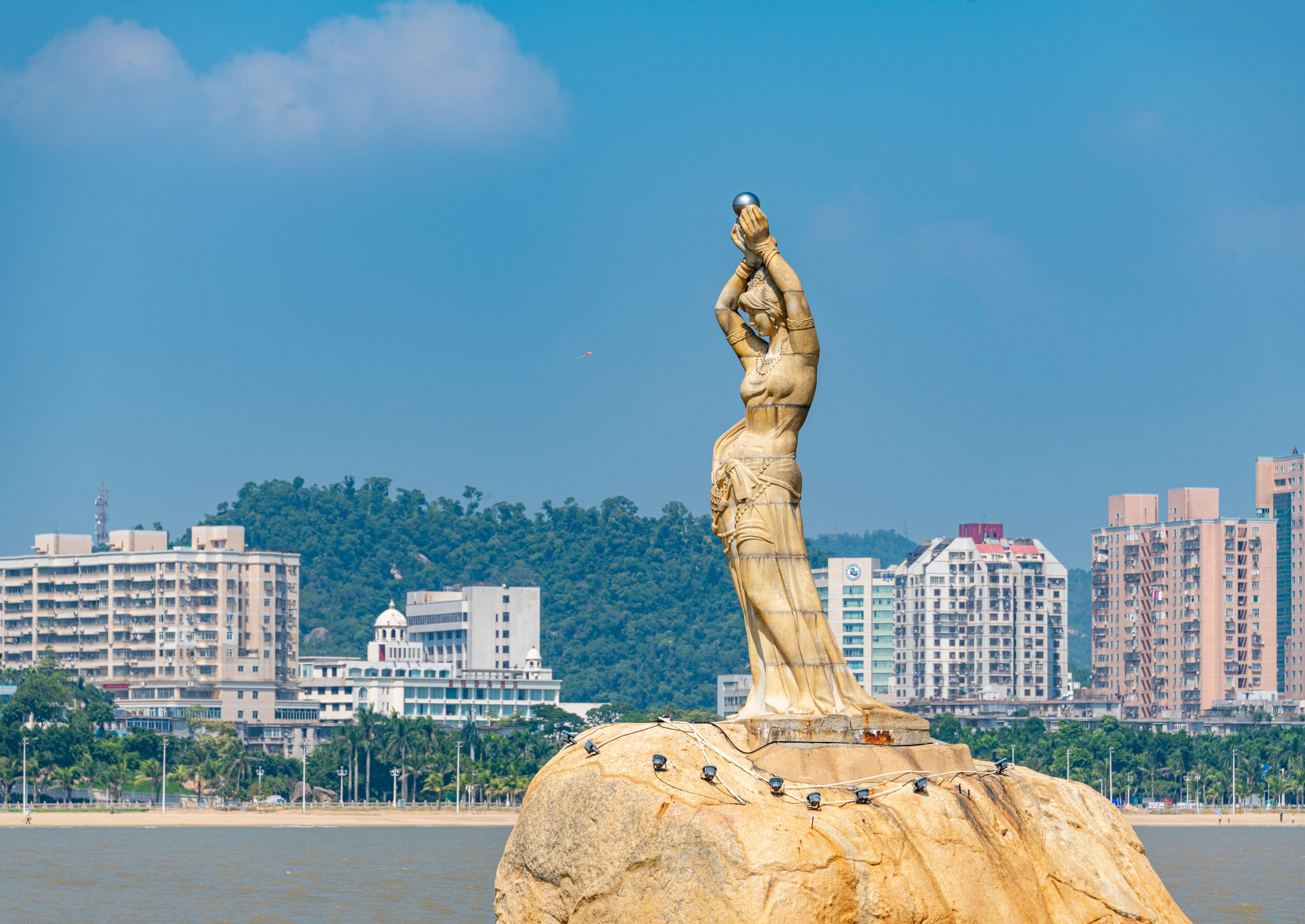 Scenic View of Zhuhai Seaside Park, Guangdong Province, China