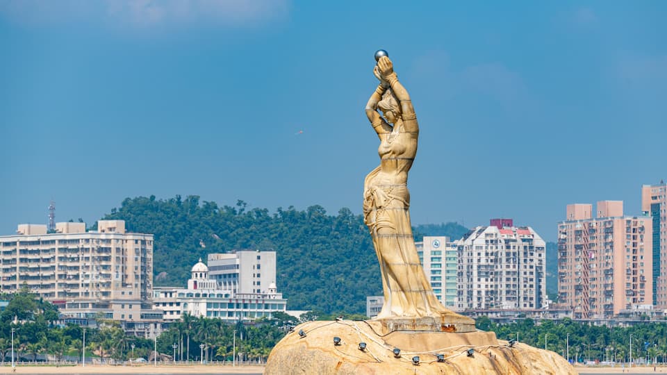 Scenic View of Zhuhai Seaside Park, Guangdong Province, China