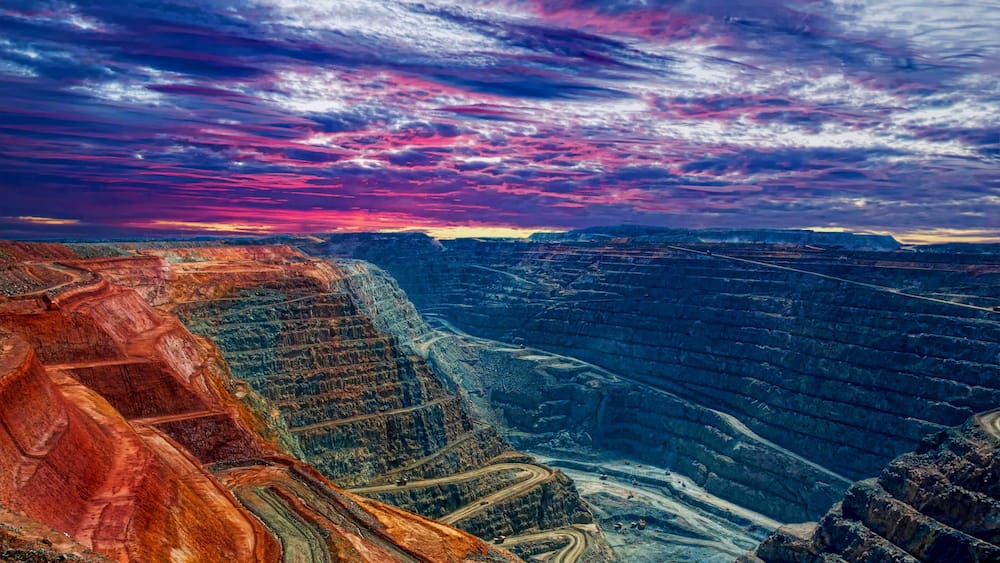 Super Pit open cut gold mine , Kalgoorlie Western Australia