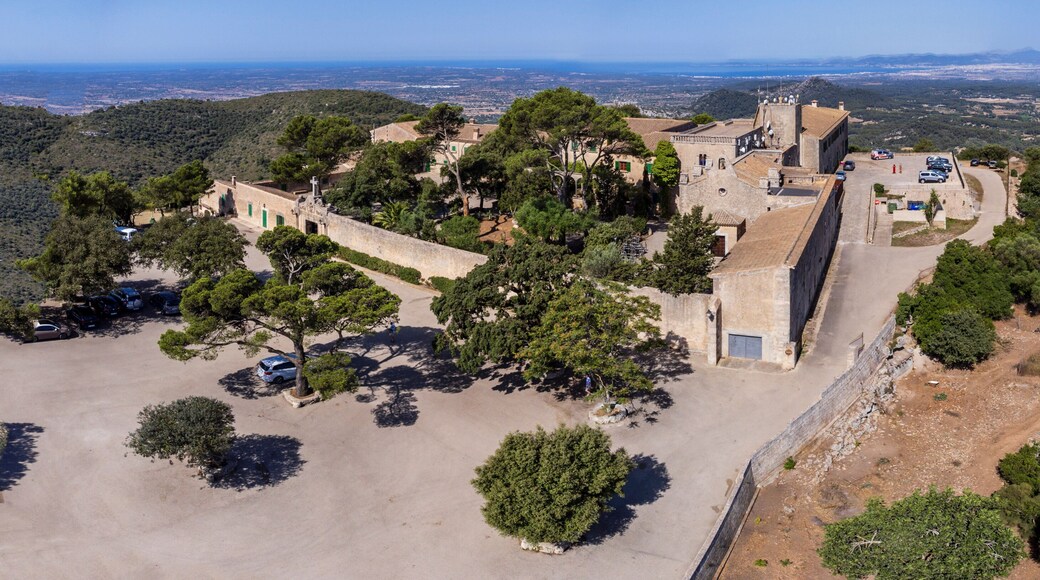 Sanctuary of Our Lady of Cura,Puig de Cura, Algaida, Mallorca, Spain