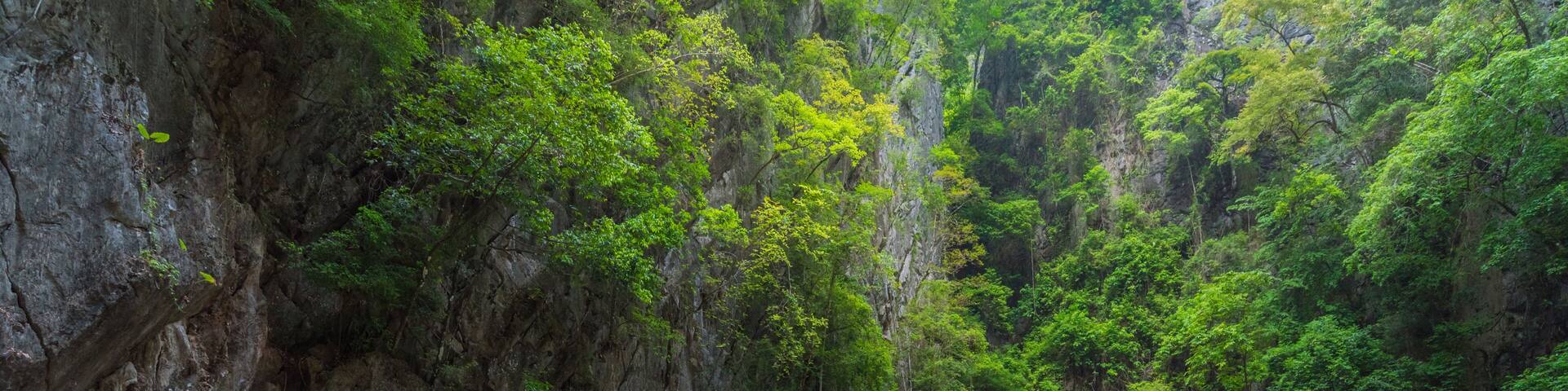 The beach inside emerald cave,22 Apr 2017,10:30 AM., Koh Muk,trang thailand