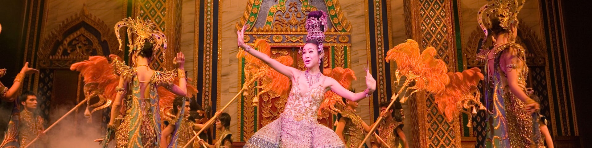 Performance of the song "Amazing Thailand" on stage of the Simon Cabaret, a famous Transvestite Cabaret, Patong Beach, Ao Patong