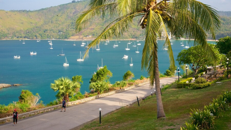 Promthep Cape featuring boating and a bay or harbour