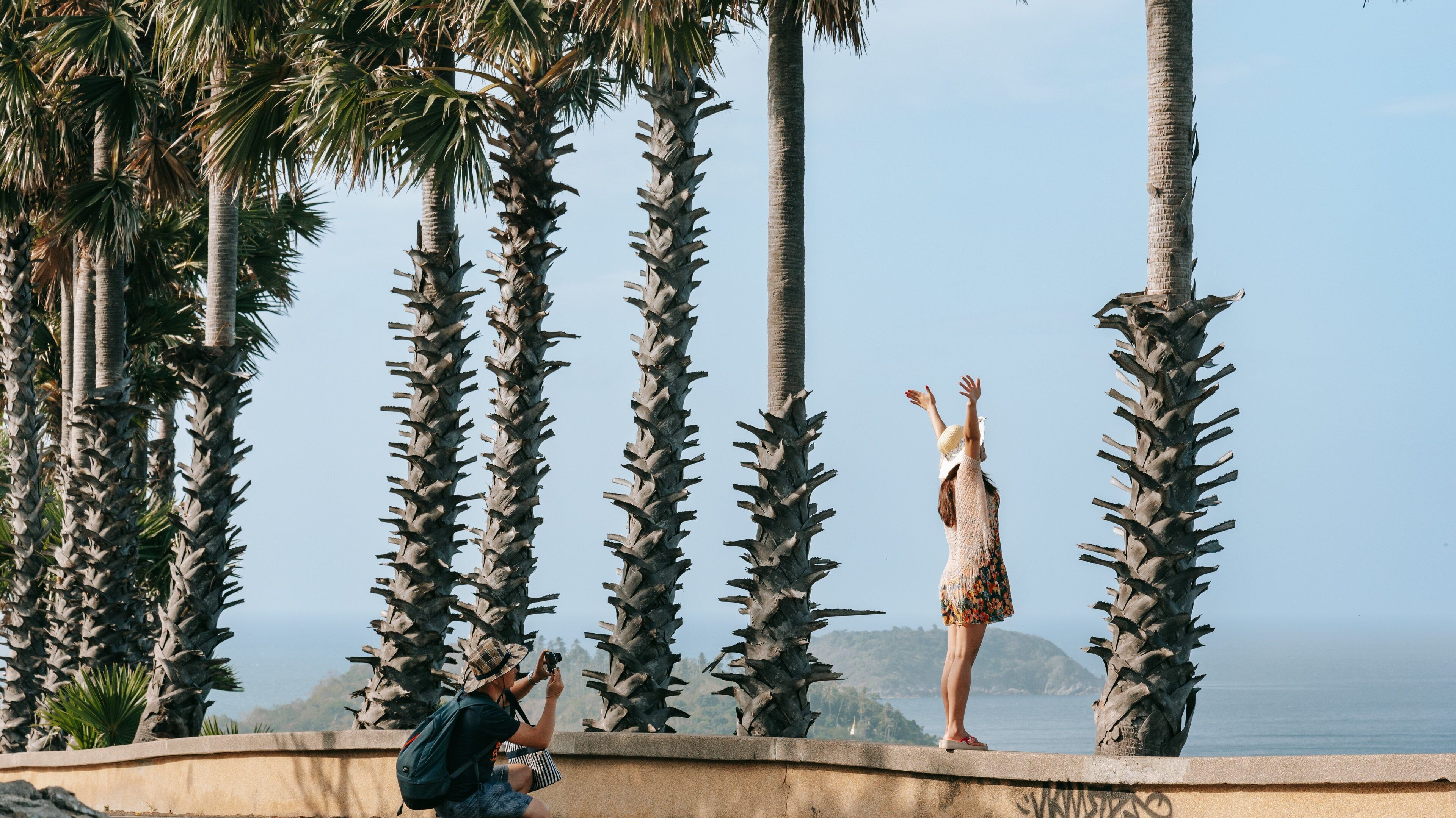 Promthep Cape as well as an individual femail