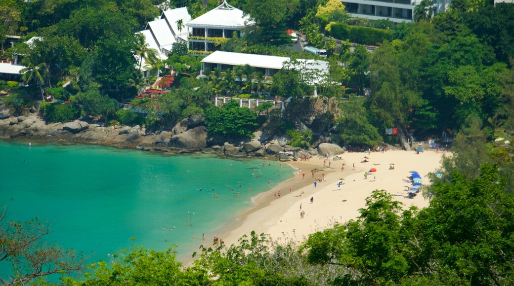 Karon View Point featuring landscape views, general coastal views and a coastal town