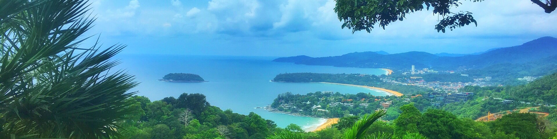 #Karonviewpoint, also known as Three Beaches Hill. The only place in #phuket where you can see #KataNoi, #KataYai & #karonbeach, all facing the #Andaman Sea. #thailand #beaches #islands #lifeatExpedia