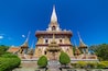 The Wat Chalong Buddhist temple in Chalong, Phuket, Thailand