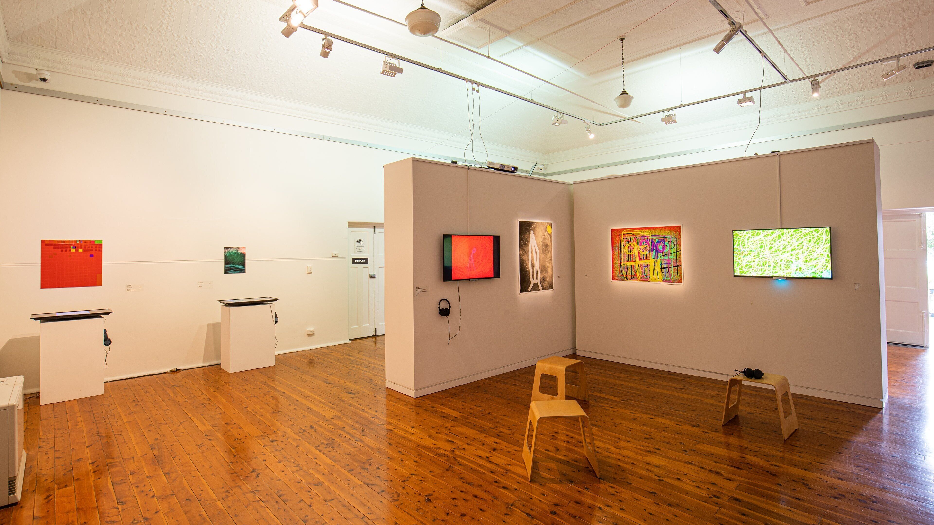Wangaratta Art Gallery featuring art and interior views