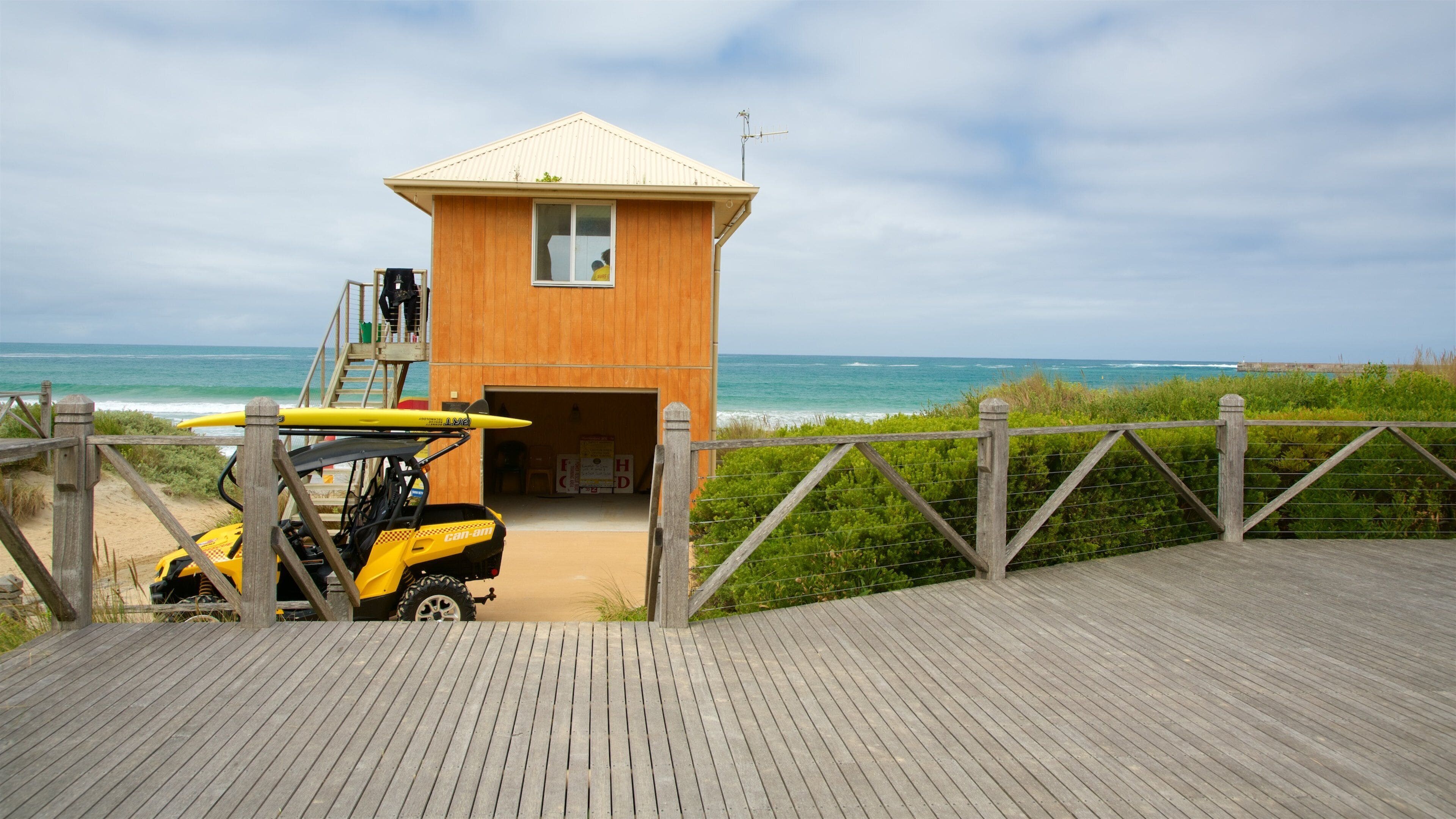 Plage de Warrnambool montrant plage