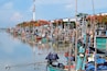 Bangkaew fishing pier at Phet Buri Province Thailand