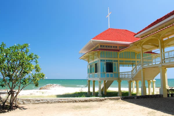Palace Mrigadayavan (Marukhathaiyawan) in Cha-Am, Thailand