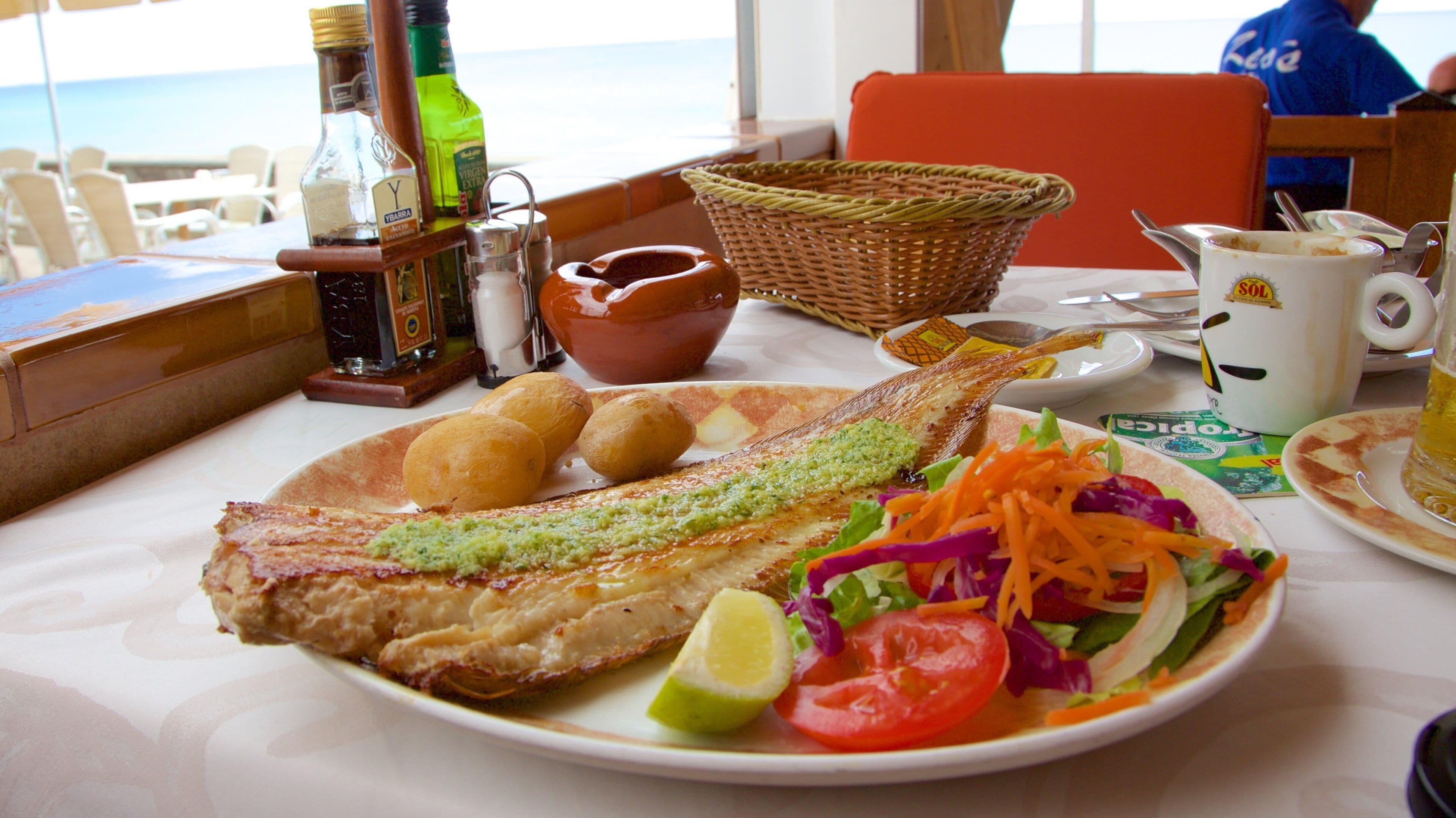 Morro Jable fasiliteter samt mat