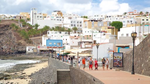 Morro Jable fasiliteter samt kystby og strand