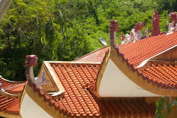 Berg Minh Dam welches beinhaltet historische Architektur und Tempel oder Andachtsstätte
