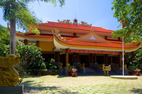 Minh Dam Mountain which includes a temple or place of worship