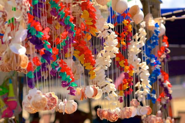 Long Hai Beach which includes markets