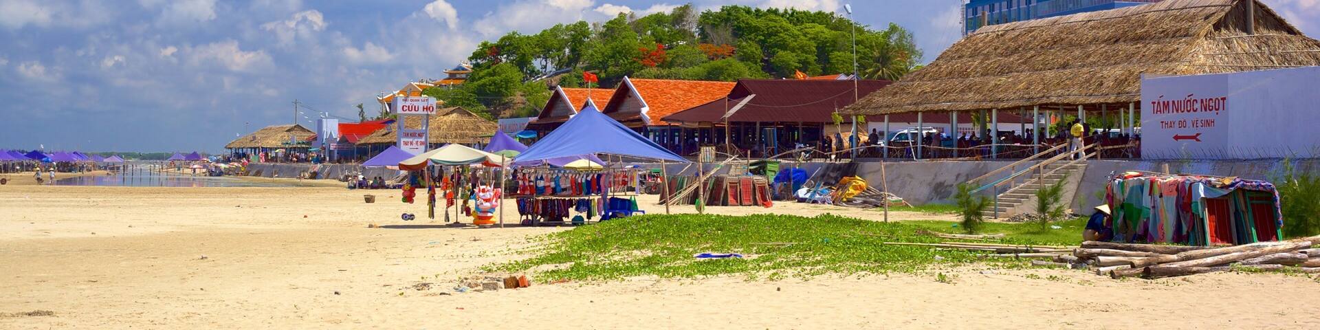 Long Hai Beach showing a sandy beach