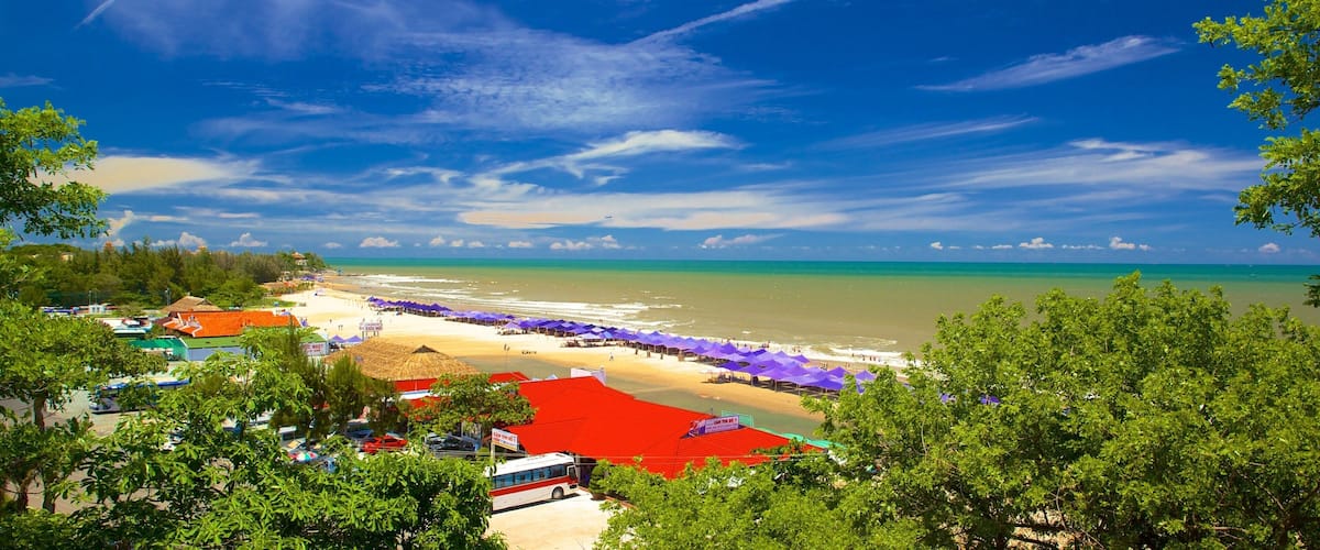 Long Hai Beach which includes general coastal views and landscape views