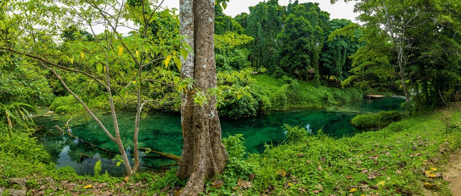 Rarru Rentapao Cascades, Waterfall and the River, Teouma village, Efate Island, Vanuatu
