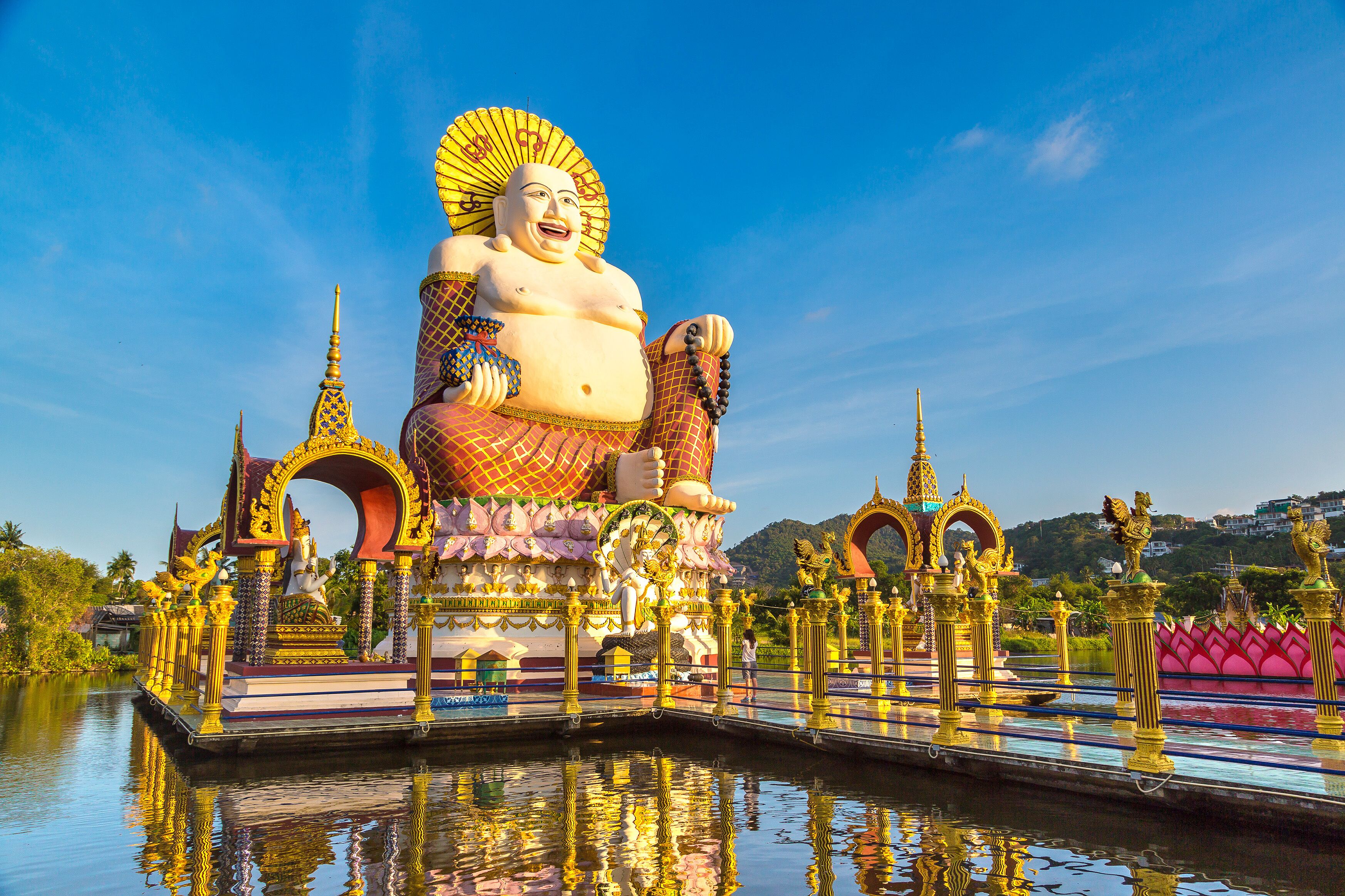 Giant happy buddha Samui