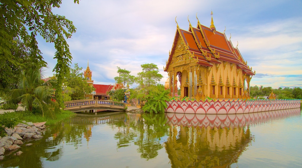 Wat Plai Laem fasiliteter samt tempel eller hellig sted