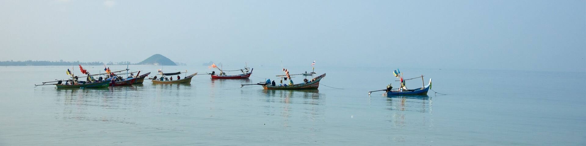 Nathon Pier featuring boating and a bay or harbor