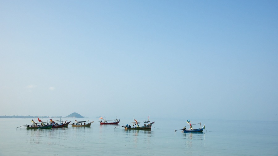 Nathon Pier featuring boating and a bay or harbor