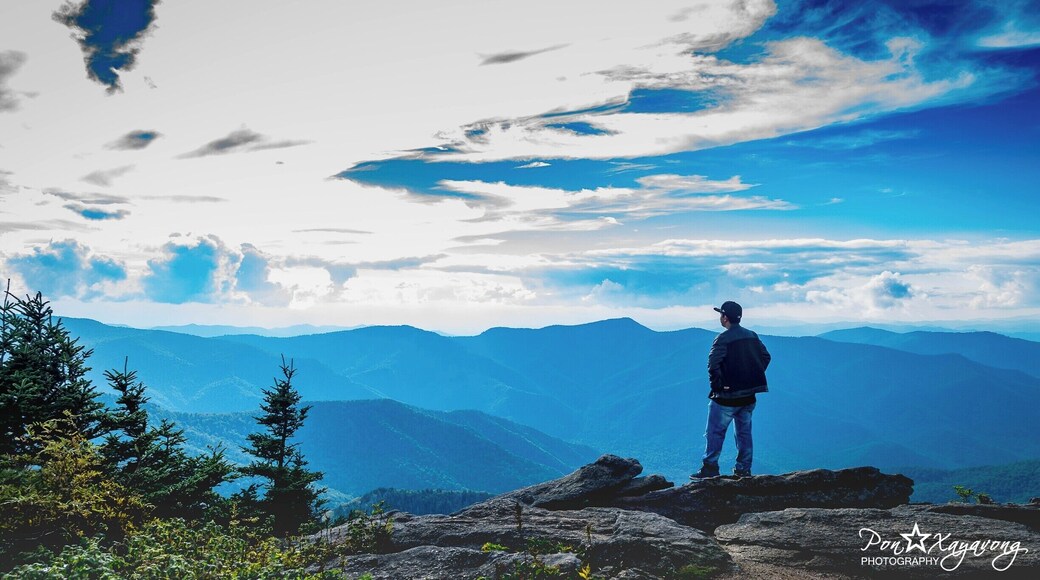 From Mt. Mitchell state park there a little trail called Black Mountain crest trail where it take u to a beautiful view call Mount Craig