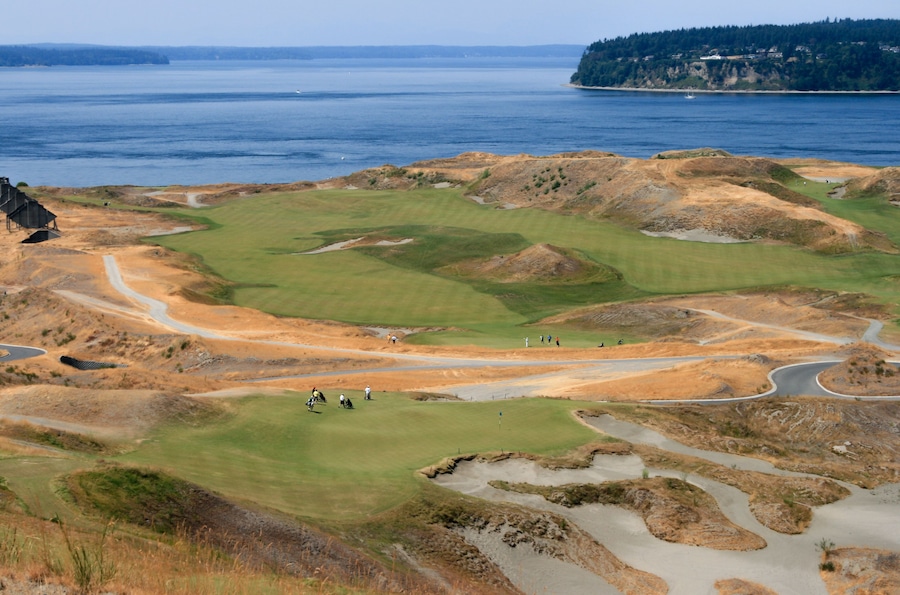 Chambers Bay Golf Course in University City, Washington, venue of US Open 2015