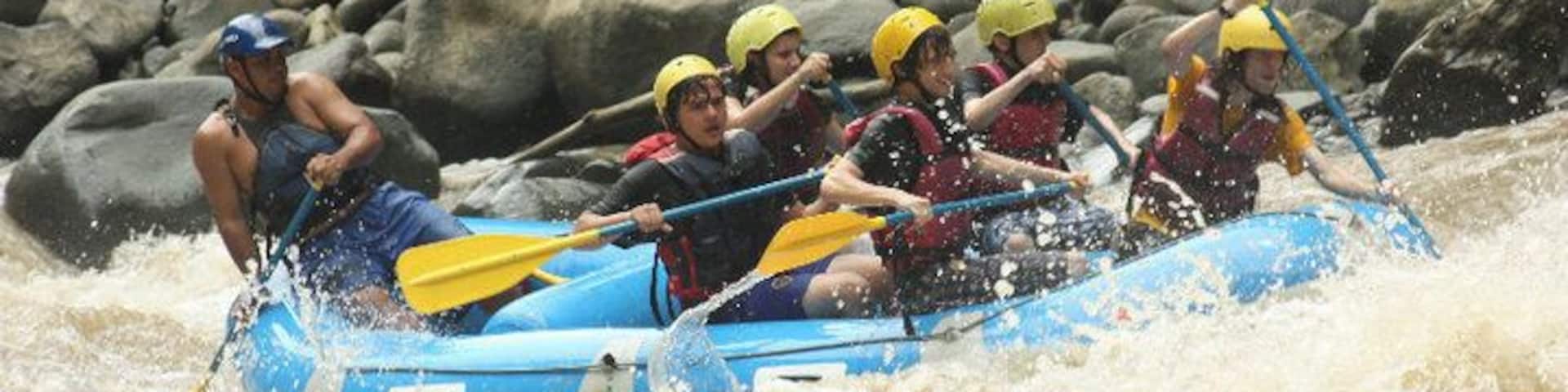 Pacuare River is one of the best places to do White Water Rafting, not only in Costa Rica, but in the world.
White Water Rafting, in a few words, is an extreme sport, using an inflatable raft to navigate a river. Pacuare River has different grades, AKA: Scale of River Difficulty, so even if it's your first time you'll do fine.
And there's a lot of companies that do this tour, it's important to say that is a full day tour, sometimes it only takes half a day.