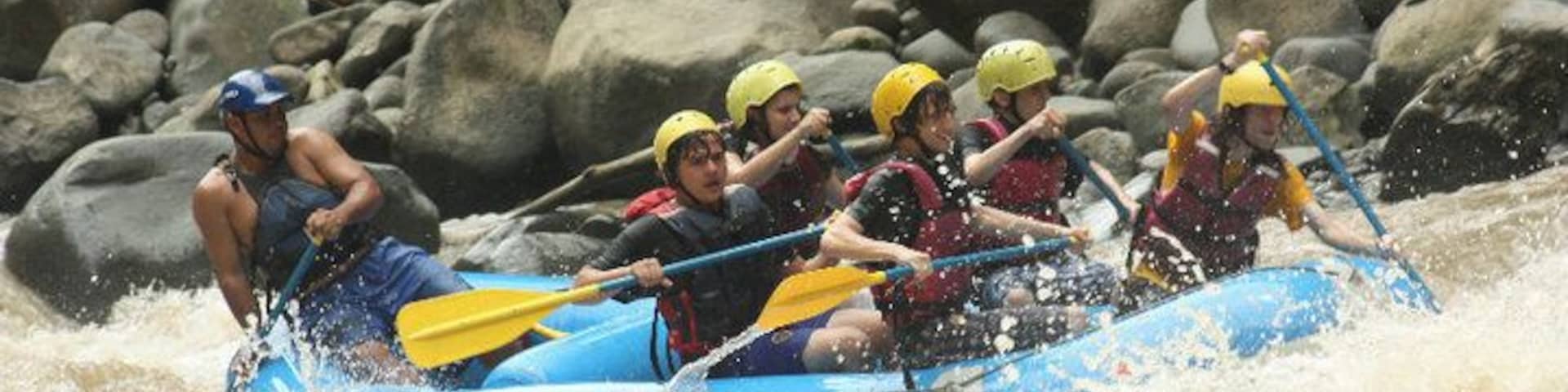 Pacuare River is one of the best places to do White Water Rafting, not only in Costa Rica, but in the world.
White Water Rafting, in a few words, is an extreme sport, using an inflatable raft to navigate a river. Pacuare River has different grades, AKA: Scale of River Difficulty, so even if it's your first time you'll do fine.
And there's a lot of companies that do this tour, it's important to say that is a full day tour, sometimes it only takes half a day.