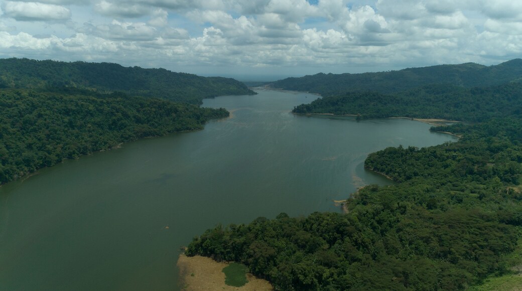 Aerial View Reventazon Lake, Costa Rica