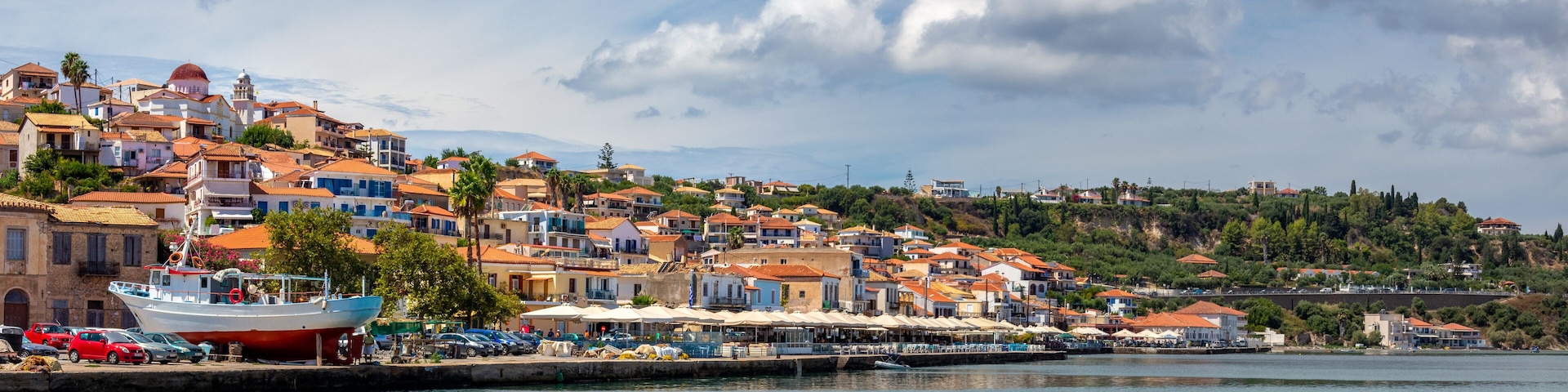 Panoramic View of Koroni, Messina Peninsula, Greece