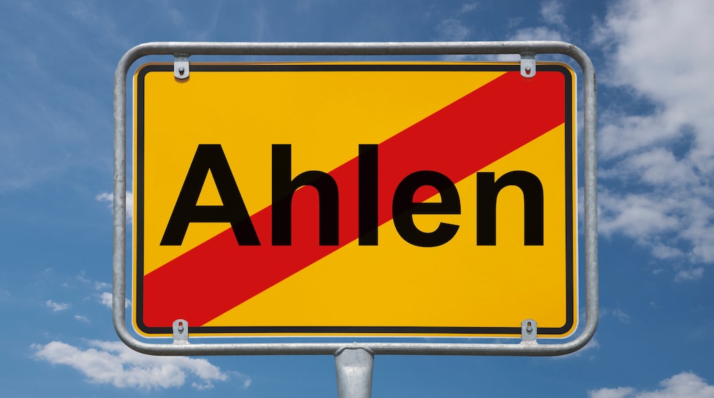 Ortstafel Ahlen