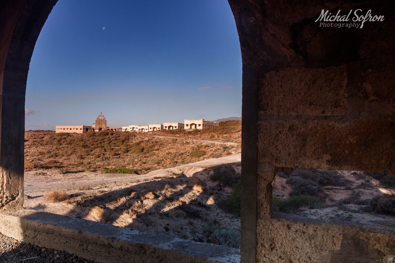 Unfinished sanatorium near the town of Abades. Ideal place for shooting broken buildings.