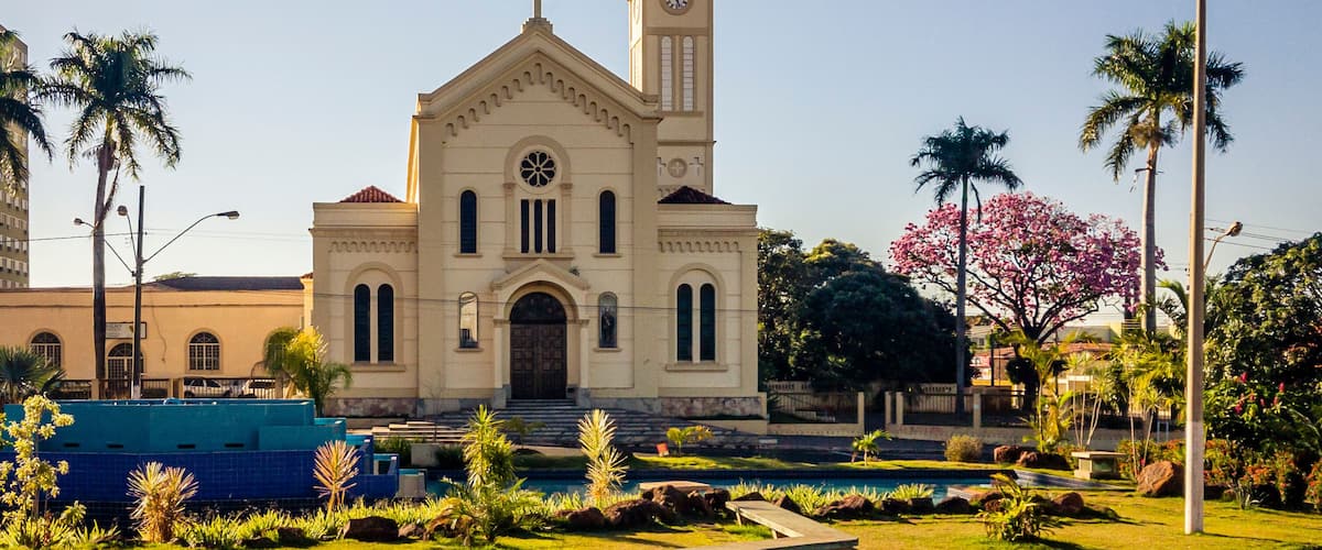 Catedral de São Jose, em Ituiutaba, Minas Gerais, Brasil.
