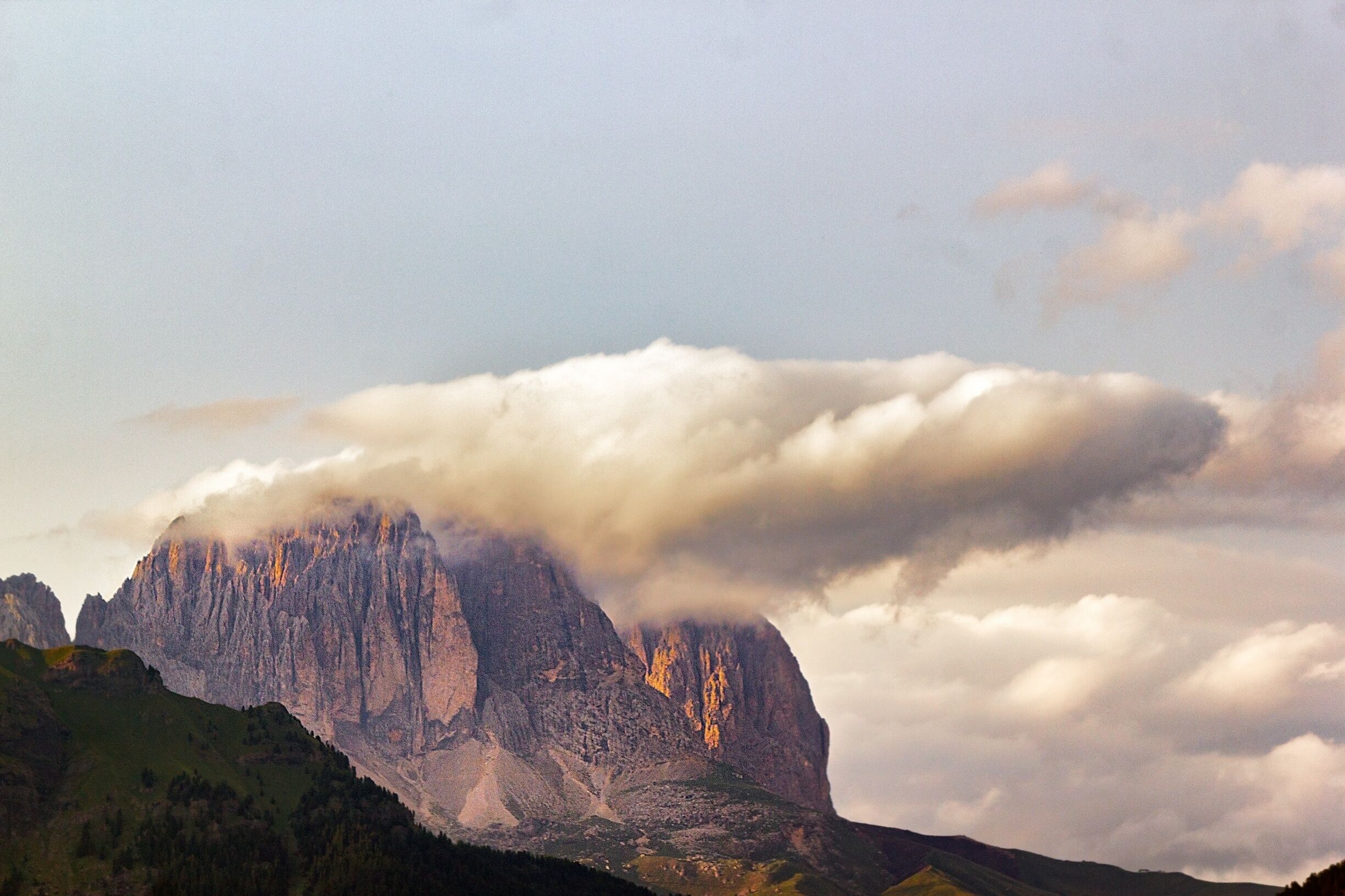 The Dolomite is a part of the Italian Alps that borders Austria. A popular place for hikers and climbers, it offers everything from easy to hardcore climbing experiences. And once your on the summit you can see Austria from Italy which is quite surreal. 