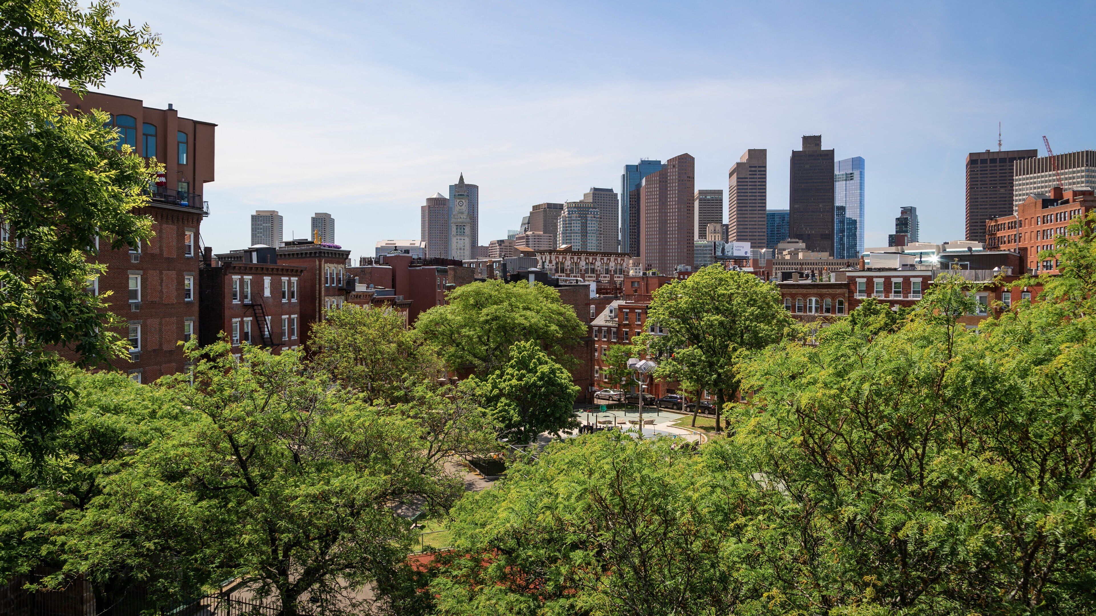North End featuring a city