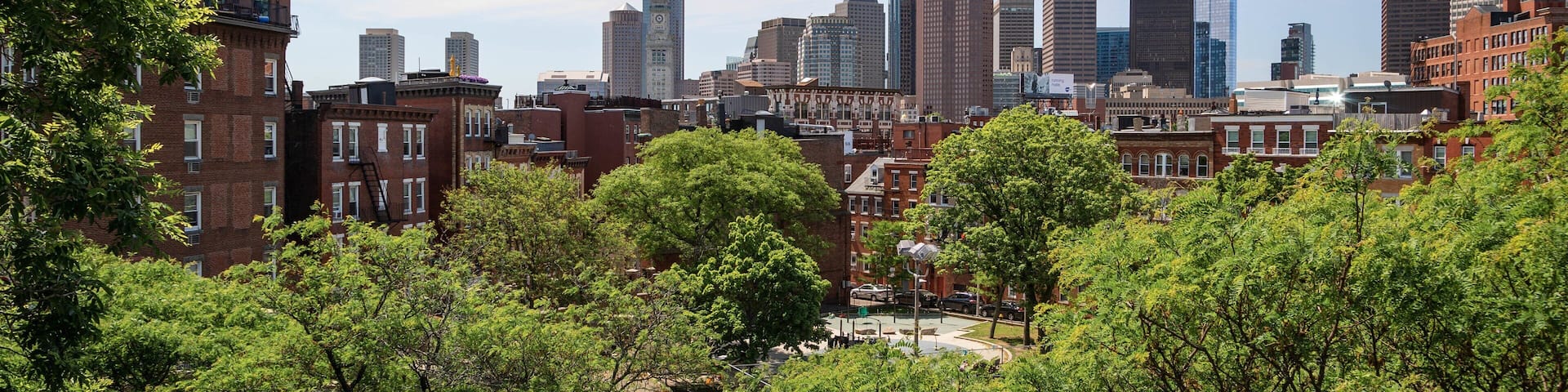 North End featuring a city