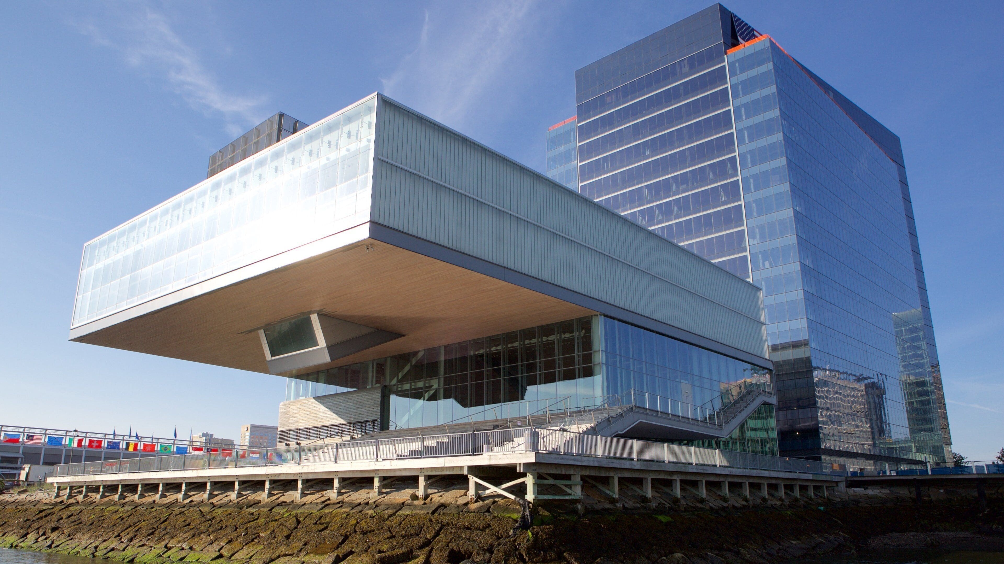 Seaport District showing modern architecture