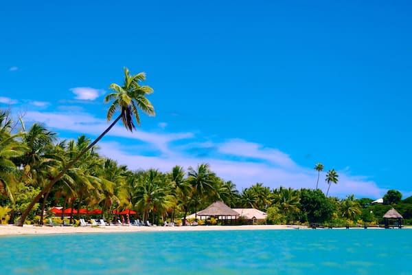 Musket Cove mettant en vedette scĂšnes tropicales et plage