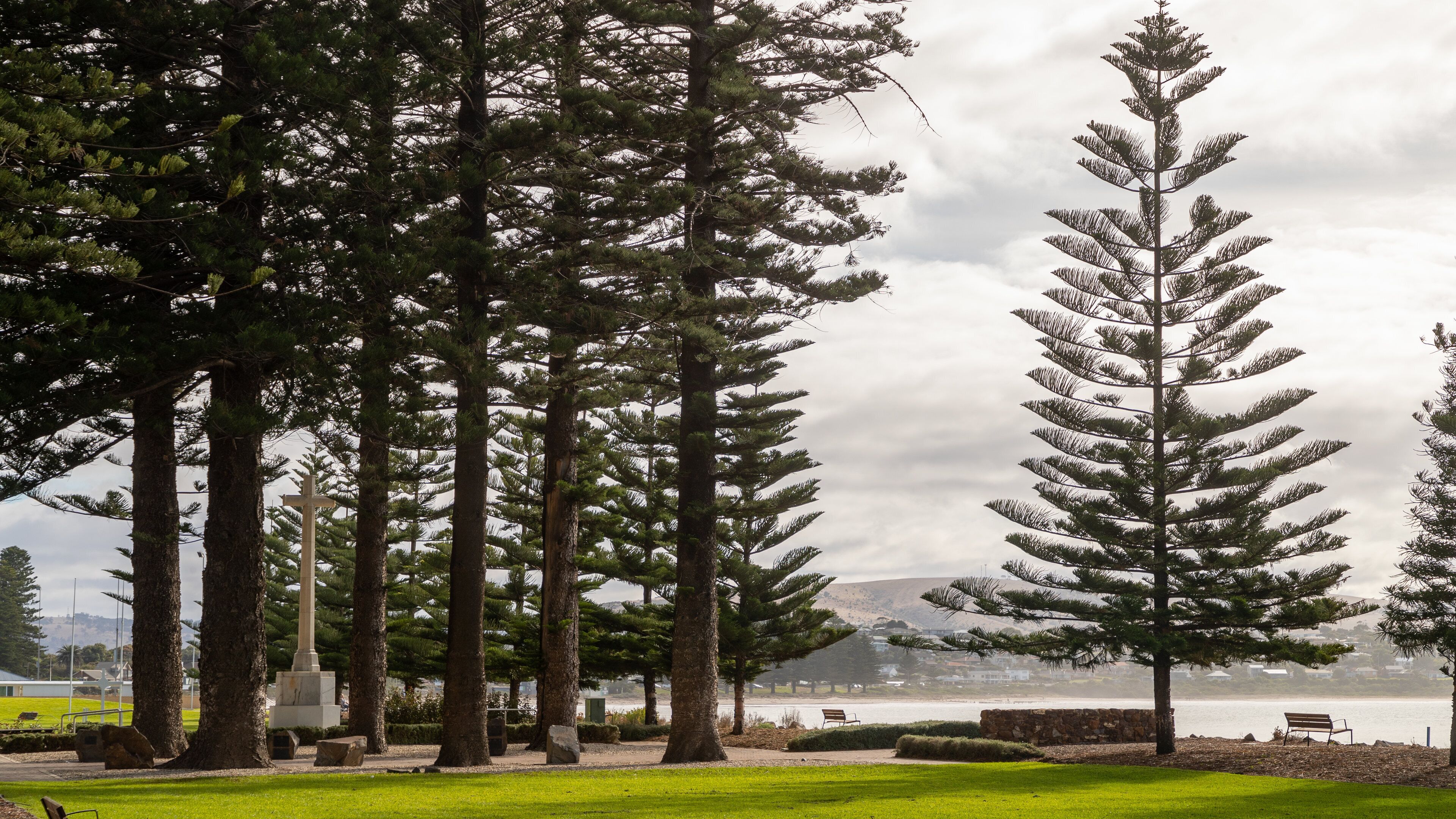 Soldier Memorial Gardens featuring a park